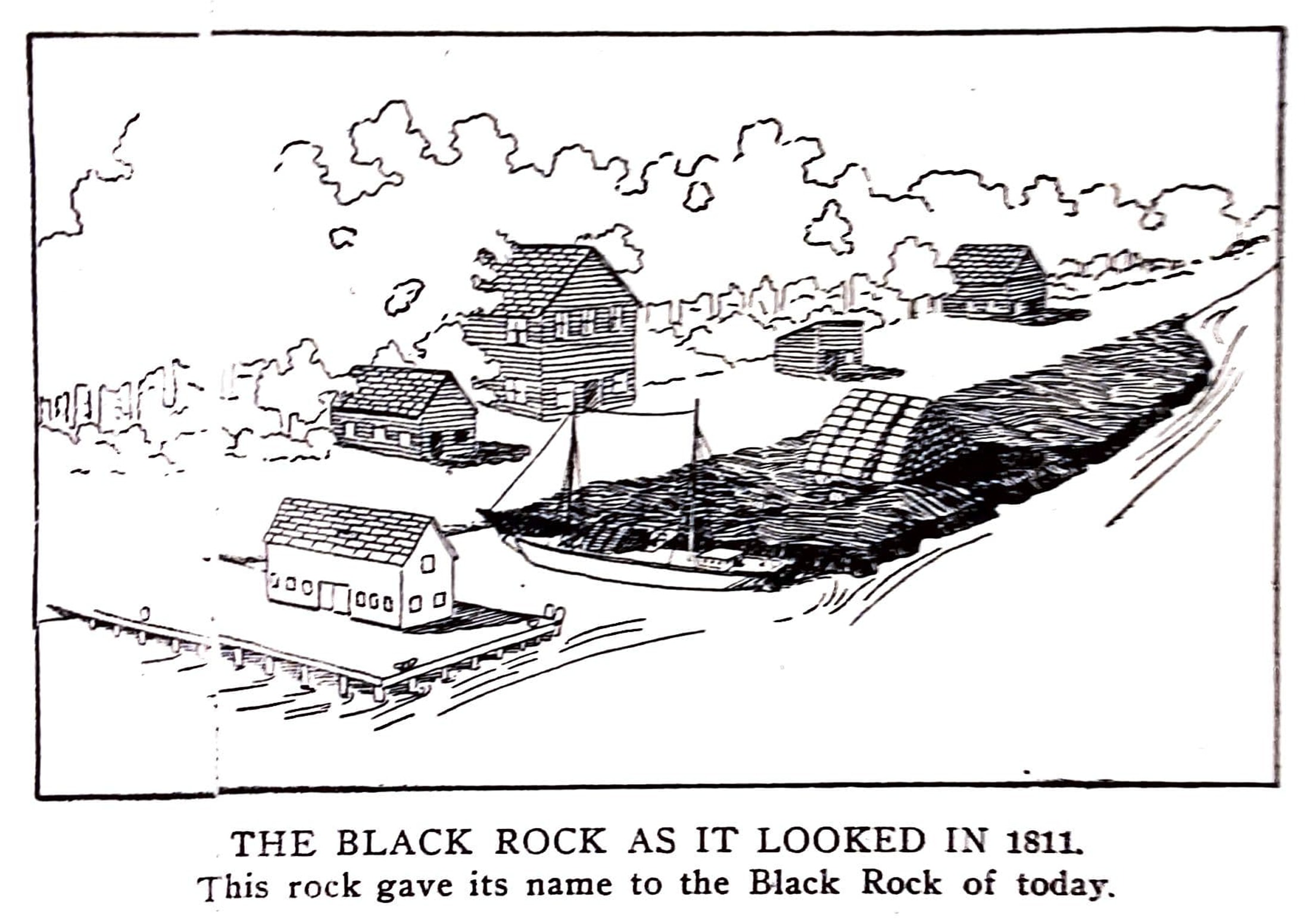 Artist's conception of the Black Rock