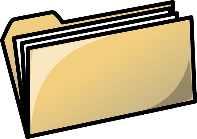 Illustration of a file folder